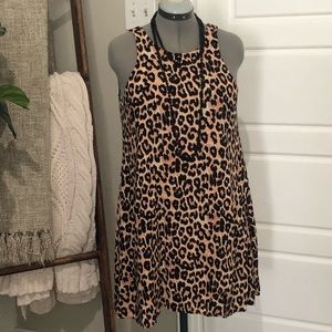 Leopard print dress